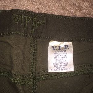 New olive green VIP jeans size 15/16