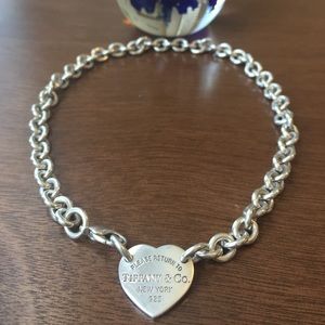 Tiffany & Co Heart Choker Necklace
