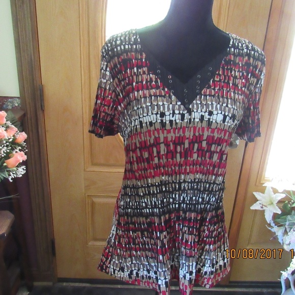 Tops - SC02.   Crinkle Top Shirt.  Size XL