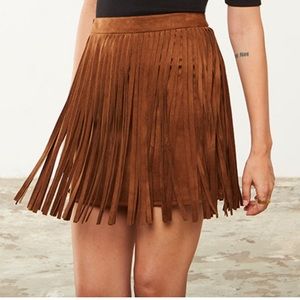 Fringe skirt