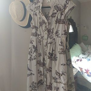 Anthropologie Maeve Woodlands dress size 8