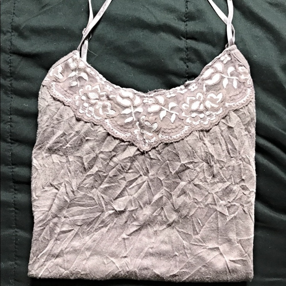Lavender Crinkle Cami