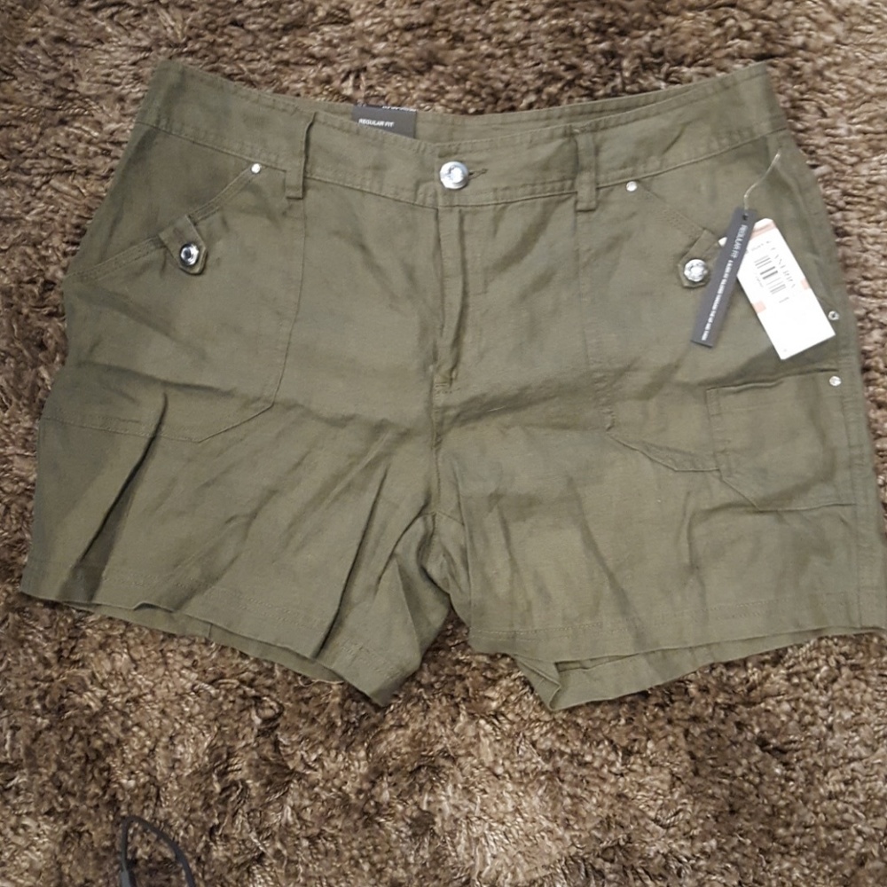 Macys International Concepts Linen Shorts