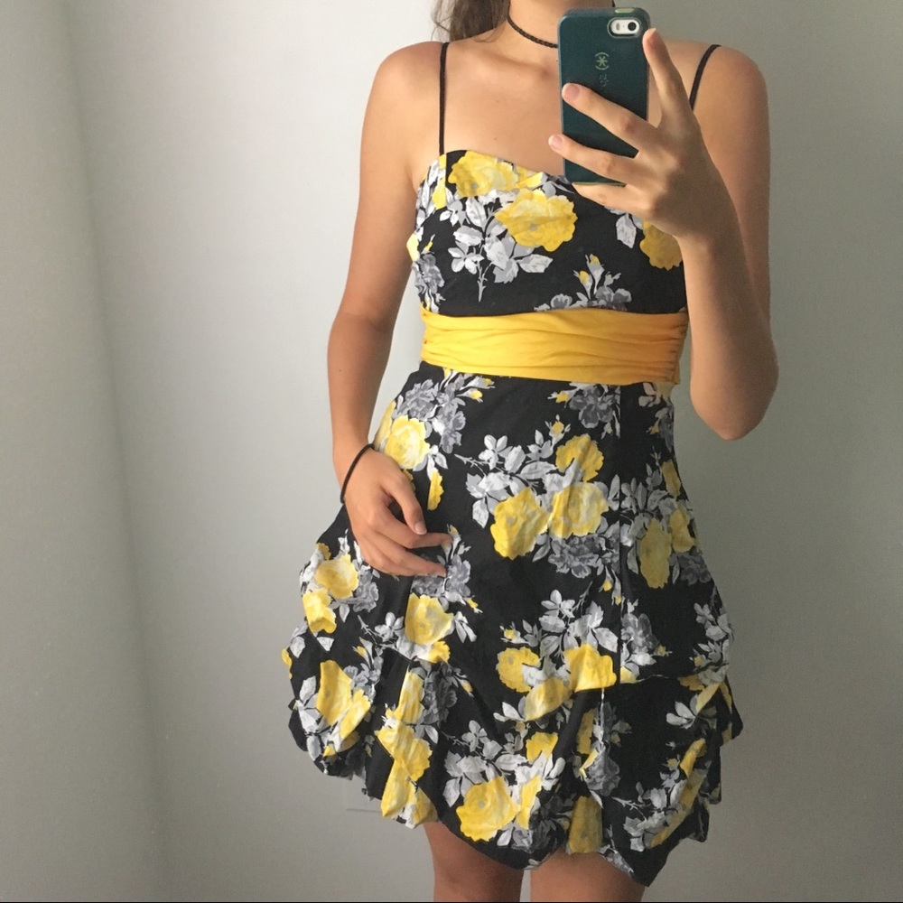 Floral Homecoming Dress