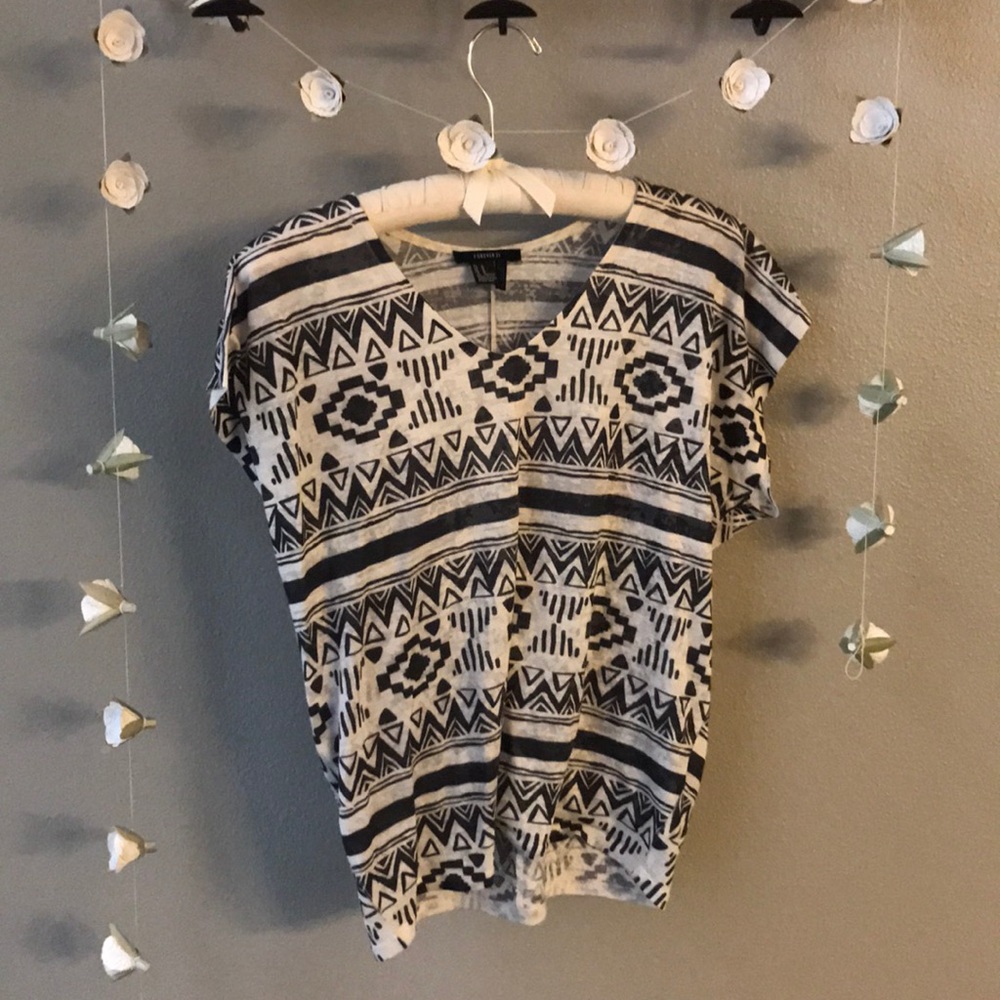 Tribal patterned shirt