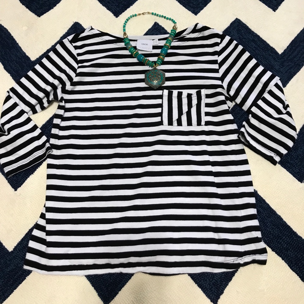 Asos maternity striped shirt