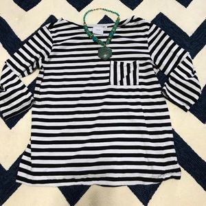 Asos maternity striped shirt