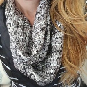 Coach silk scarf