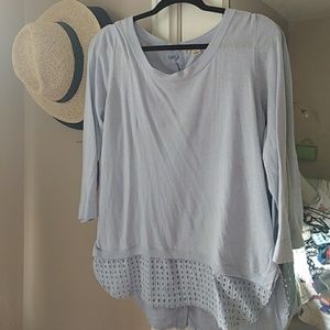 Moth Anthropologie sweater 3/4 length sleeves XL