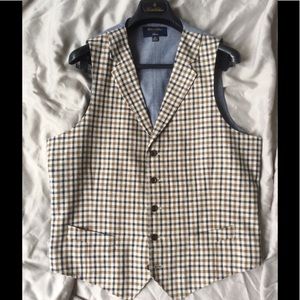 Brooks Brothers 5 button Linen Vest 41 L