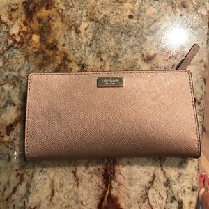 Kate Spade Rose Gold Stacy Wallet