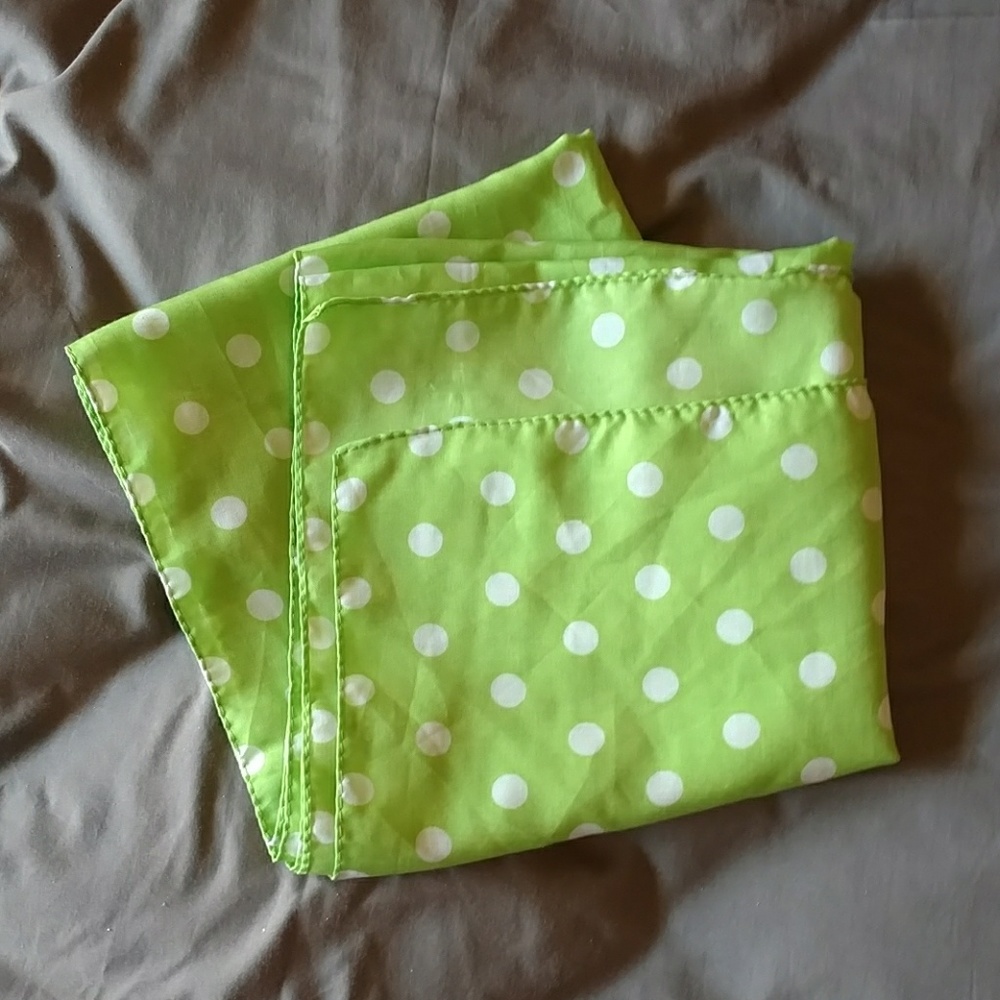 Polka dot scarf