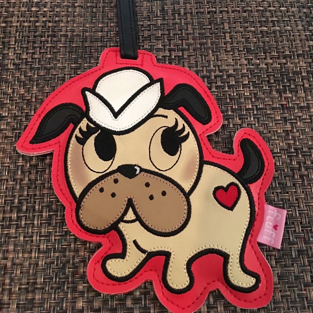 Fluff Sailor Pup Bag Tag