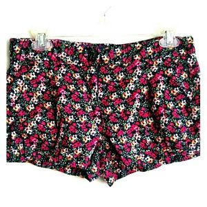 Miley Cyrus floral short shorts