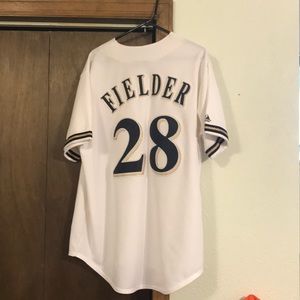 Prince Fielder Brewers jersey, Large