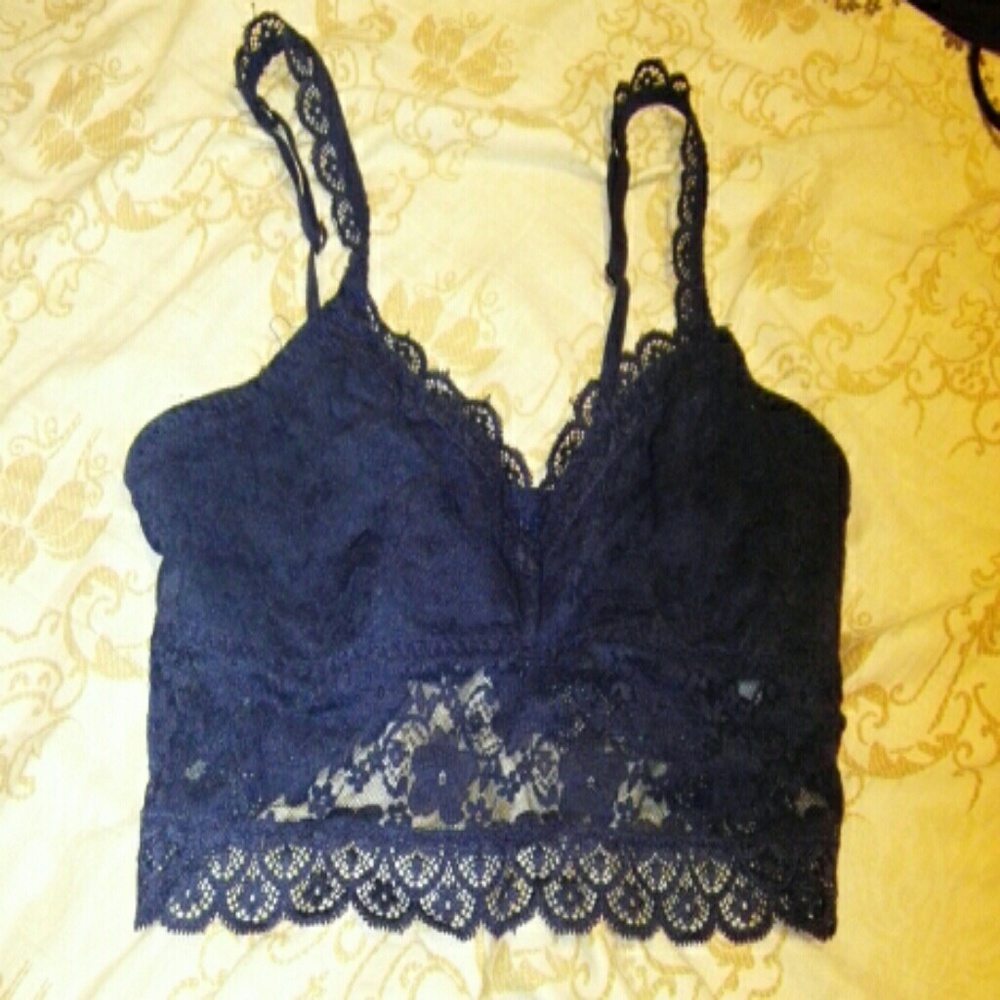 Navy blue bralette