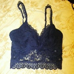 Navy blue bralette