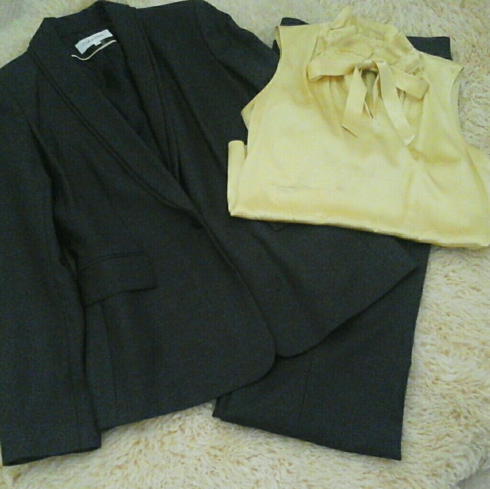 Calvin klein 3 piece suit