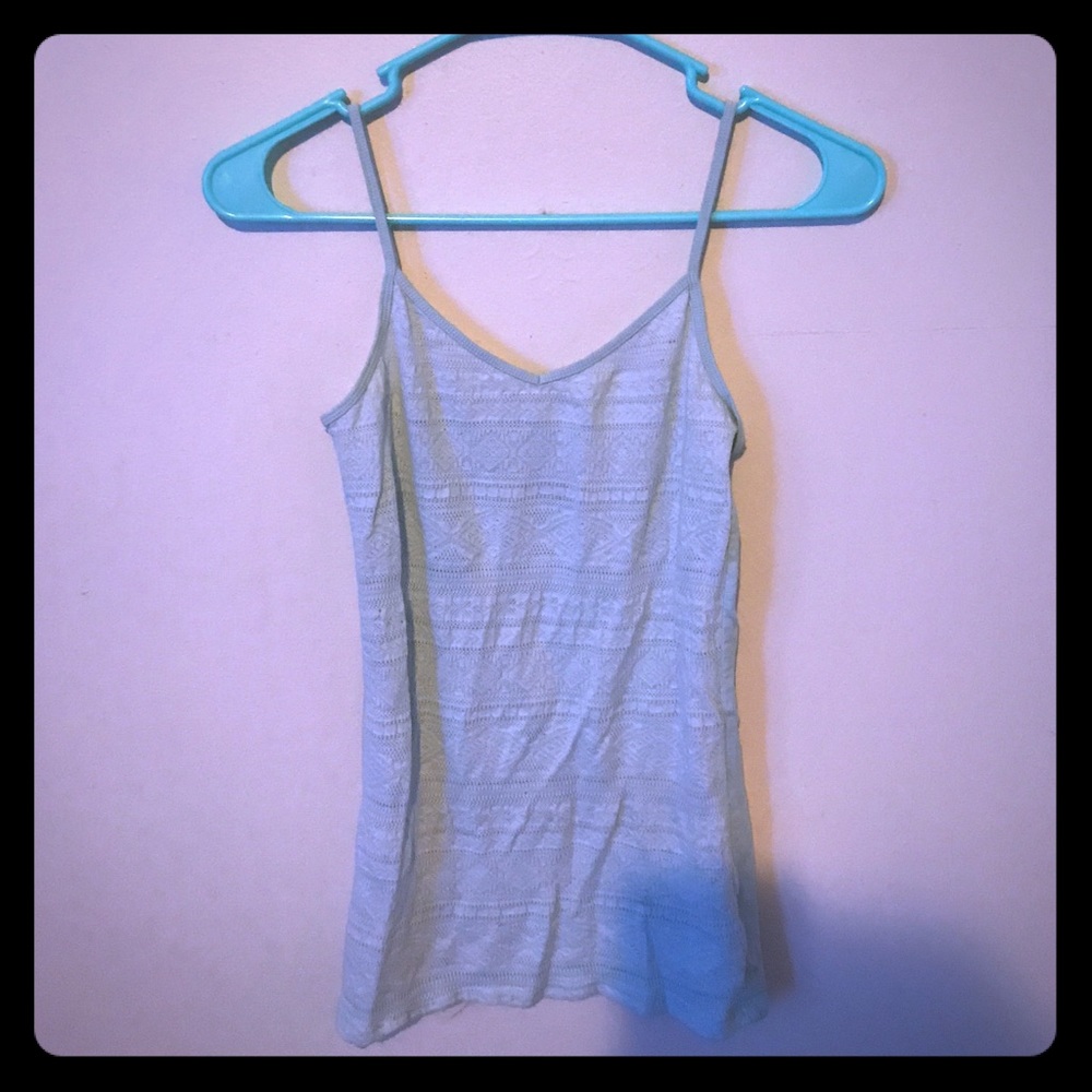 Mint greet Aeropostale floral tank