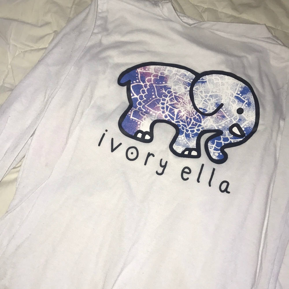 Ivory ella preppy long sleeve shirt