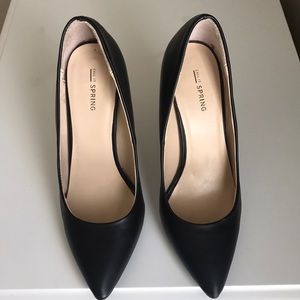 Call it Spring black heels