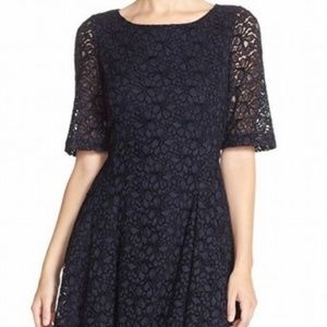 Betsey Johnson NEW with tags, Navy Dress Size 10