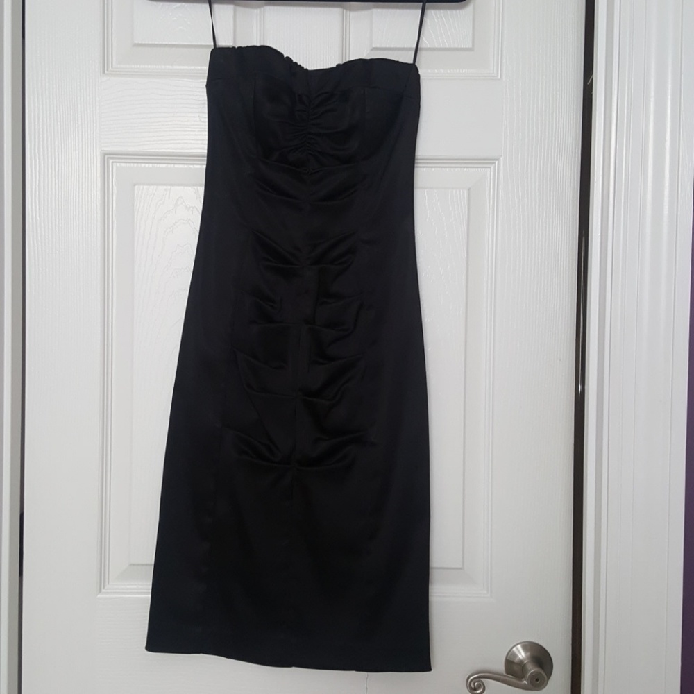 black cache cocktail dress