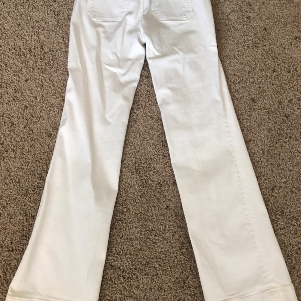 White loft flare jeans