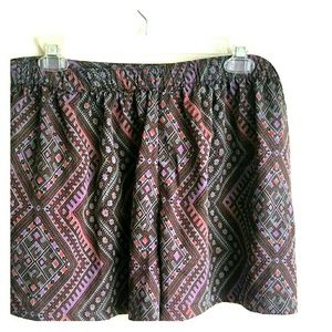 Urban Outfitters silk aztec shorts
