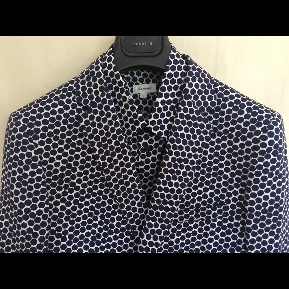 Jil Sander men's jckt 38R/48R & shirt 15.5/39 EUC