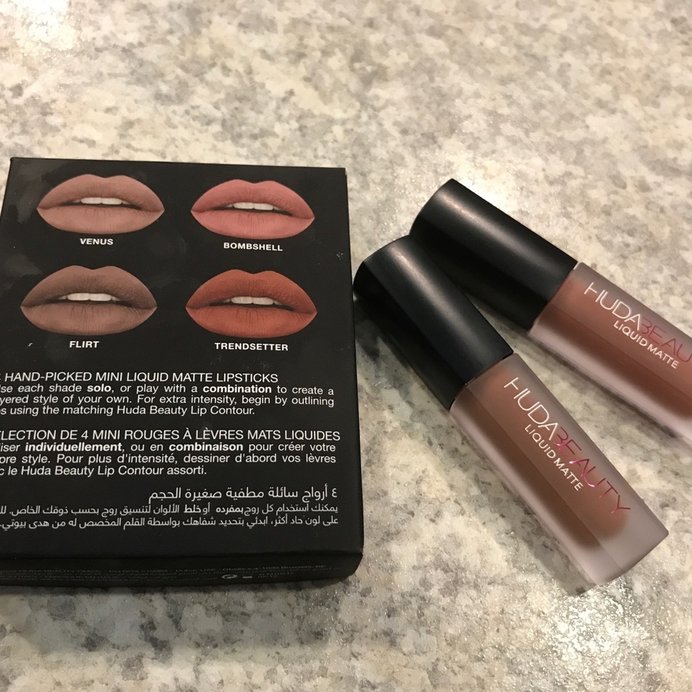 Huda Beauty Flirt and Trendsetter Matte Minis