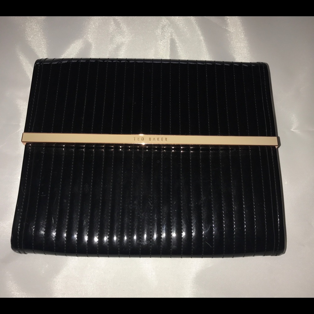 Ted Baker Kirah Clutch Quilted Enamel