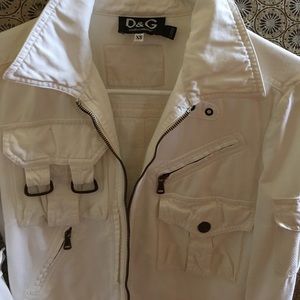 Dolce & Gabbana Cargo Jacket in Cream XS