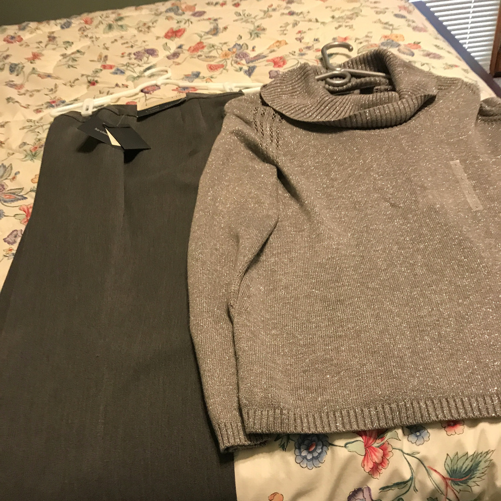 Liz Claiborne Sweater and slacks - new