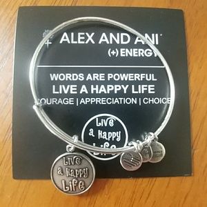 Alex And Ani Live A Happy Life Bracelet