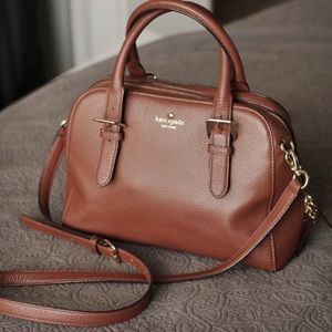 Kate Spade Brighton Park Pebble Leather Satchel