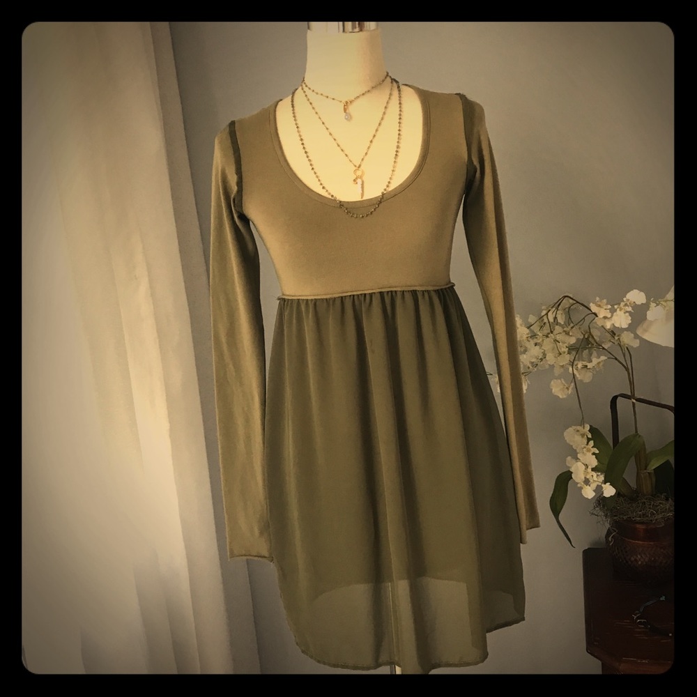 NWT Talia Babydoll Jersey Dress
