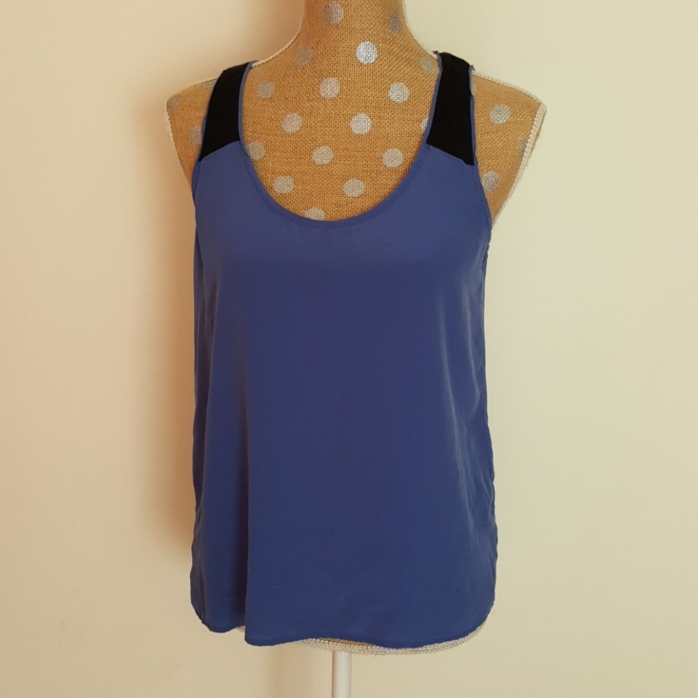 Trouve silk tank top