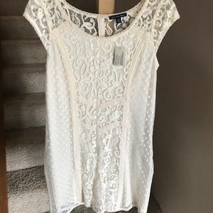 Lace mini dress