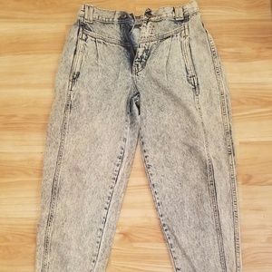 Vtg Acid Wash Women Harem Pant MC Hammer Time Sz 3