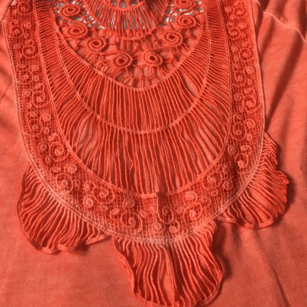 Ladies orange/coral size medium top Altar'd State