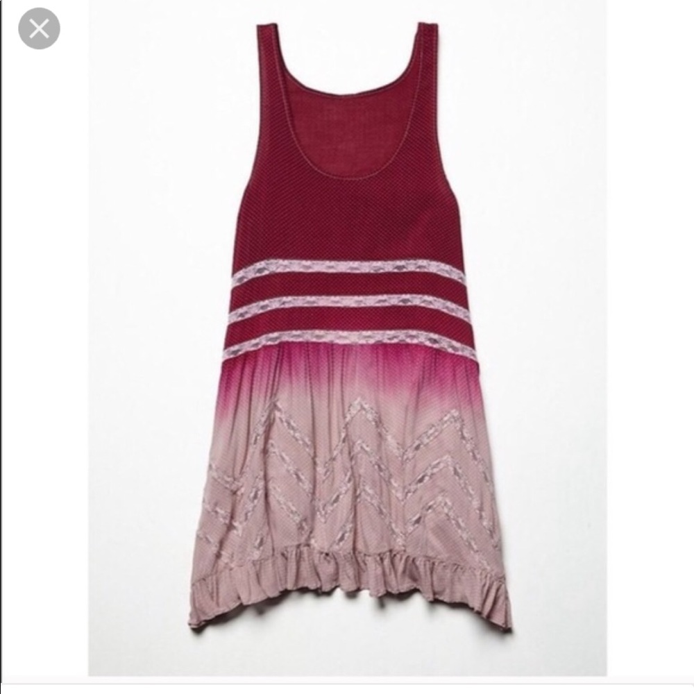 Free People Lace Trapeze Dress