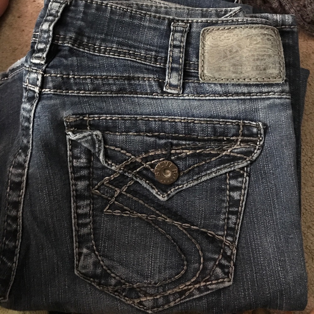 Silver jeans