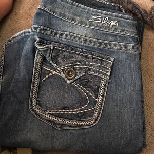 Silver jeans