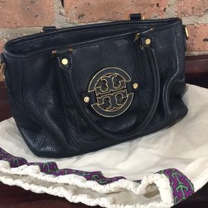Authentic Tory Burch Black Leather Purse