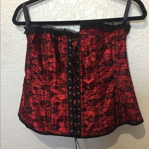 3 piece corset outfit