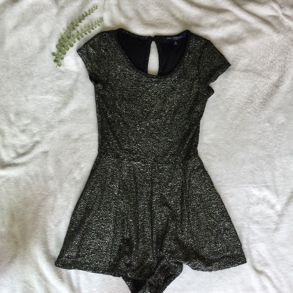 Sparkly Black Romper