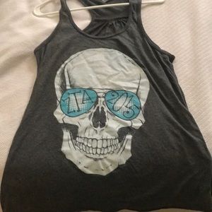 Zeta Tau Alpha Skull Tank