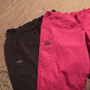 Large Scrub pants x 2