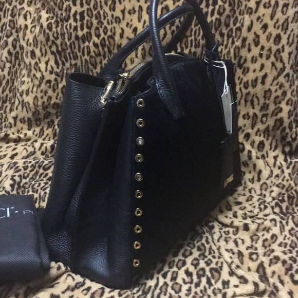 🔴SOLD LOCAL🔴 Lacucci style 1940 black designer  handbag 👜 - Picture 2 of 5